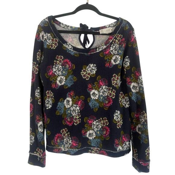 Anthropologie Saturday Sunday Sweater Womens Small Floral Bloomcore Cozy - Picture 1 of 4